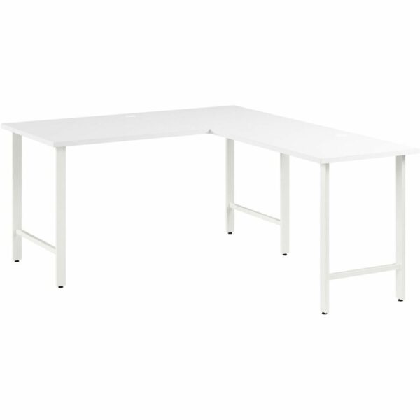 Bush Business Furniture Hustle 60W x 30D L Shaped Computer Desk with Metal Legs