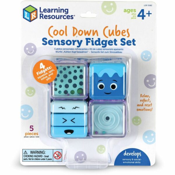 Learning Resources Cool Down Cubes Sensory Fidget Set