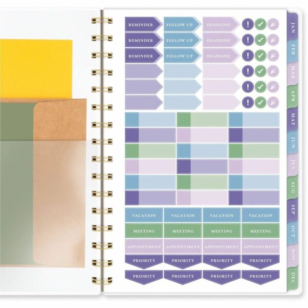 At-A-Glance Badge Floral Weekly/Monthly Planner - Image 2