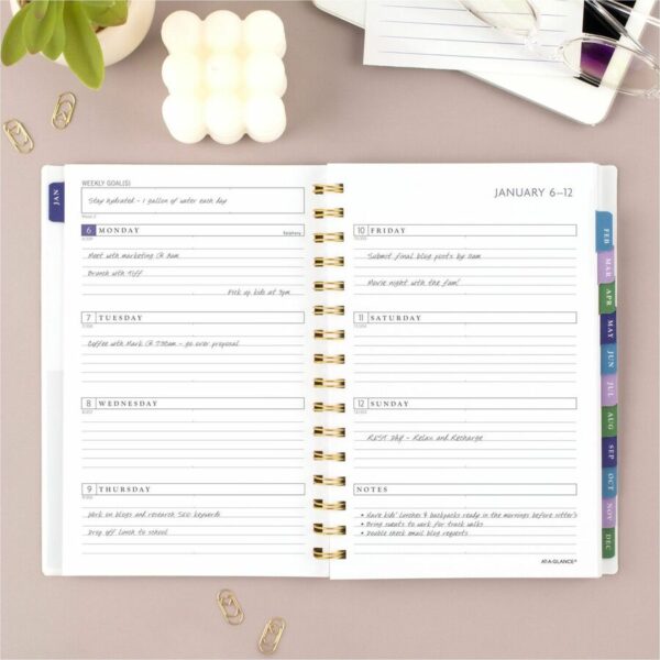 At-A-Glance Badge Floral Weekly/Monthly Planner - Image 3