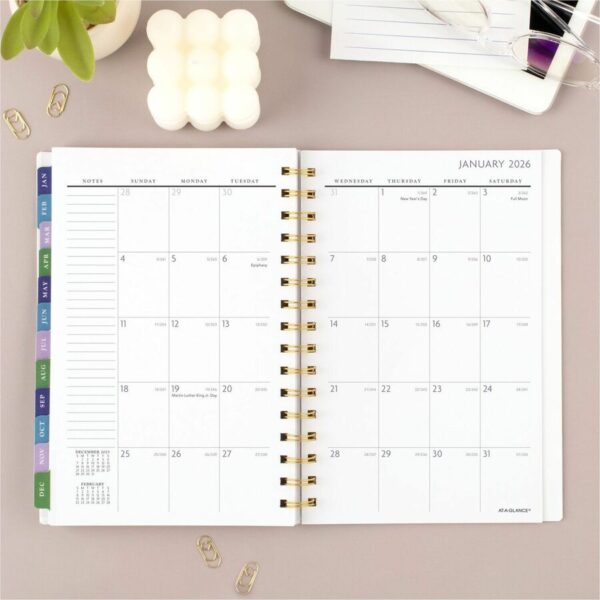 At-A-Glance Badge Floral Weekly/Monthly Planner - Image 4