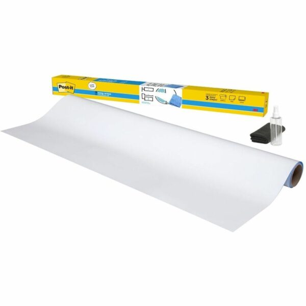 Post-it® Easy Erase Whiteboard Surface, White, 50' x 4'