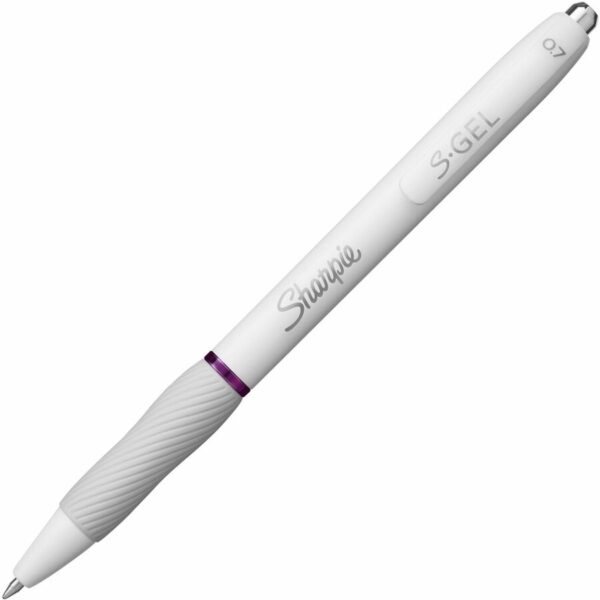 Sharpie S-Gel, White Fashion Barrel, Medium Point (0.7mm) - Image 3