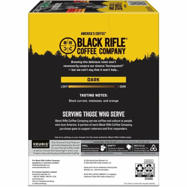 Black Rifle K-Cup, Ground Tactisquatch Coffee - Image 3