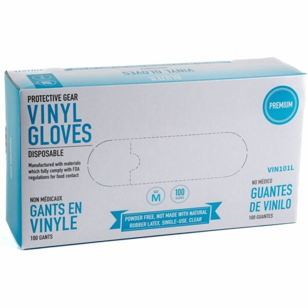 BLUZEN Powder-Free Vinyl Gloves