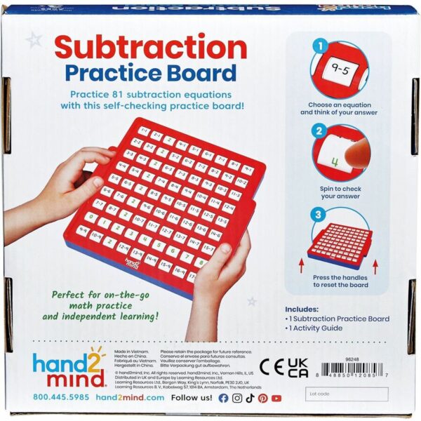 Learning Resources Subtraction Skills Practice Board - Image 5