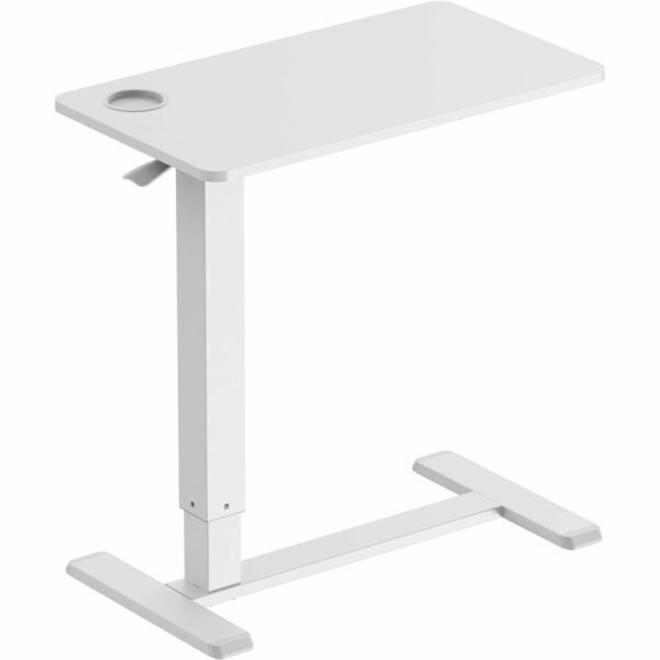 Kantek Mobile Pneumatic-Lift Side Desk/Table