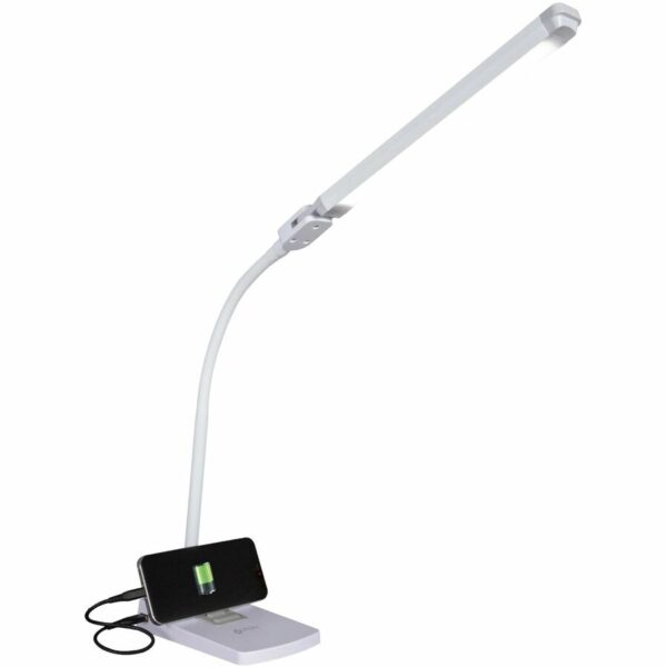 OttLite Swivel LED Desk Lamp with USB Charging and Stand