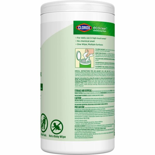 CloroxPro™ EcoClean Disinfecting Wipes - Image 3