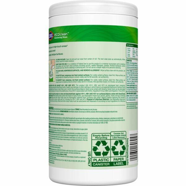 CloroxPro™ EcoClean Disinfecting Wipes - Image 5