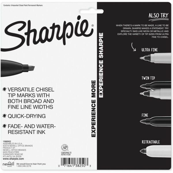 Sharpie Chisel Tip Permanent Markers - Image 2