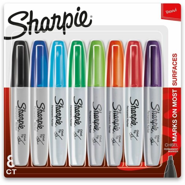 Sharpie Chisel Tip Permanent Markers