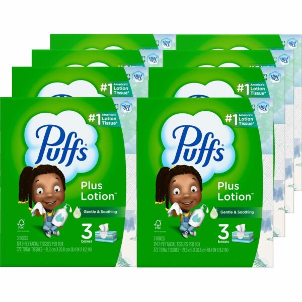 Puffs Plus Lotion Facial Tissue