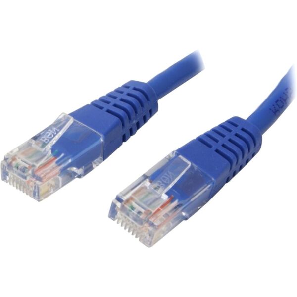 StarTech.com 5 ft Blue Molded Cat5e UTP Patch Cable