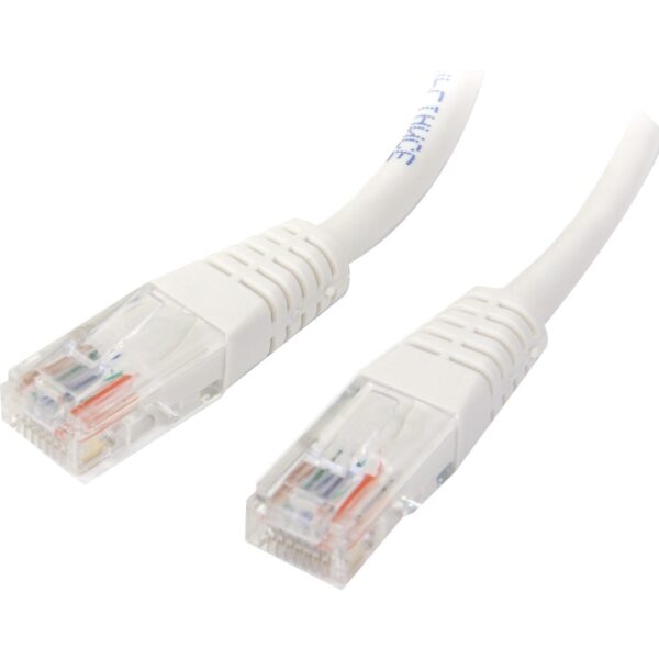 StarTech.com 1ft White Molded Cat5e UTP Patch Cable