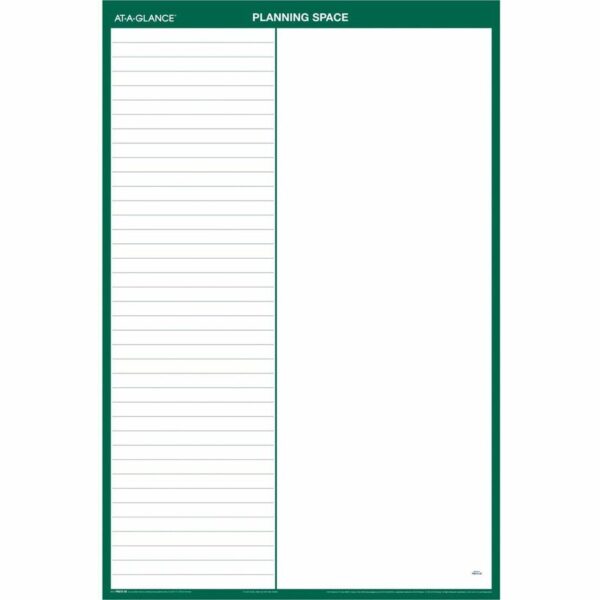 At-A-Glance Vertical Reversible Erasable Wall Calendar - Image 2