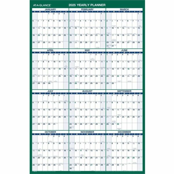 At-A-Glance Vertical Reversible Erasable Wall Calendar - Image 3