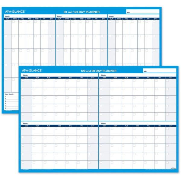 At-A-Glance 90/120-Day Erasable Wall Planner