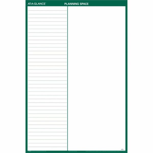 At-A-Glance Vertical Reversible Erasable Wall Calendar - Image 2