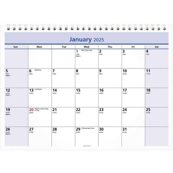 At-A-Glance QuickNotes Desk Wall Calendar - Image 6