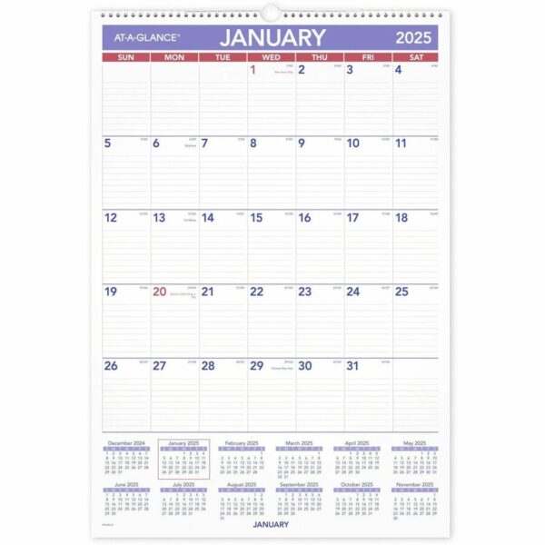 At-A-Glance Erasable Wall Calendar