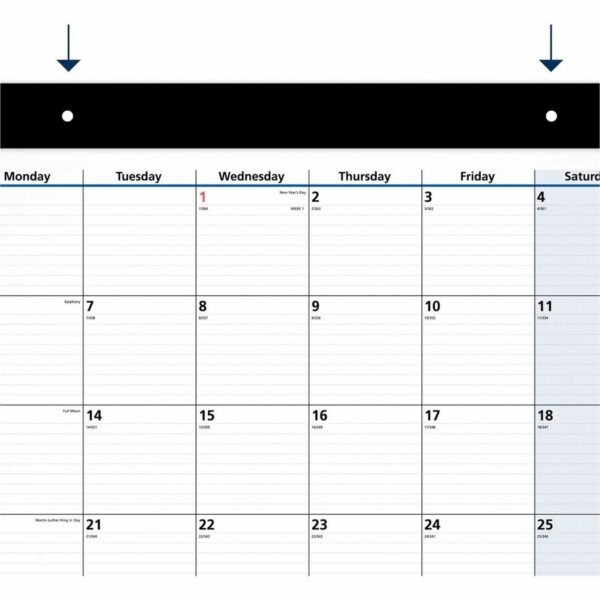 At-a-Glance QuickNotes Monthly Desk Pad Calendar, Standard - Image 2