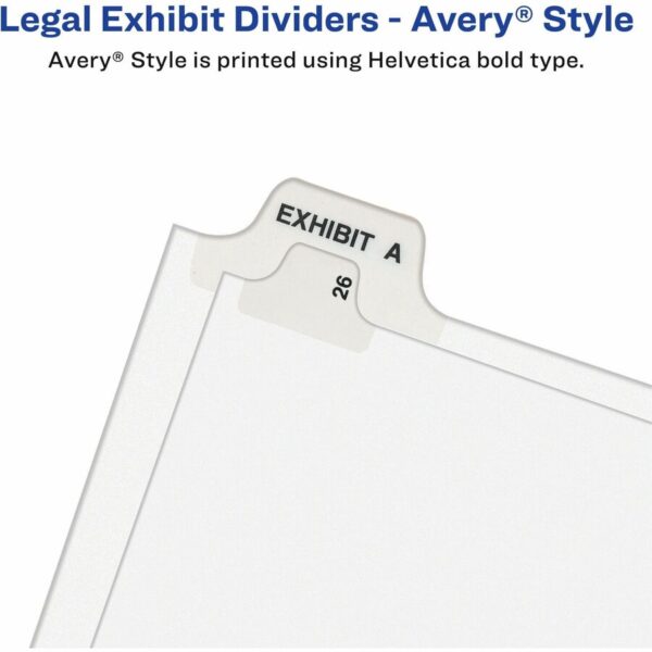 Avery® Individual Legal Exhibit Dividers - Avery Style - Image 3