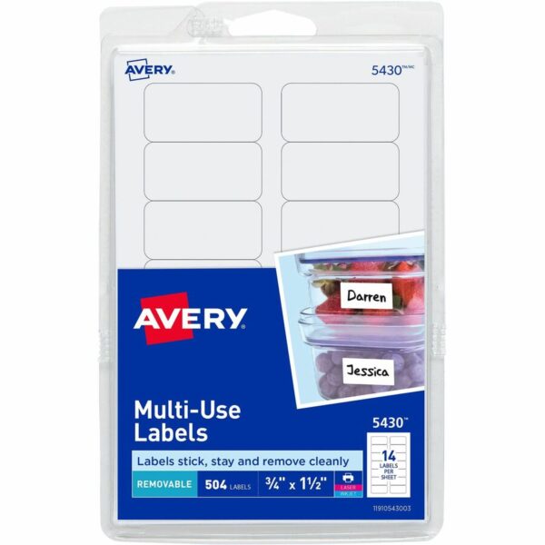 Avery® Removable ID Labels