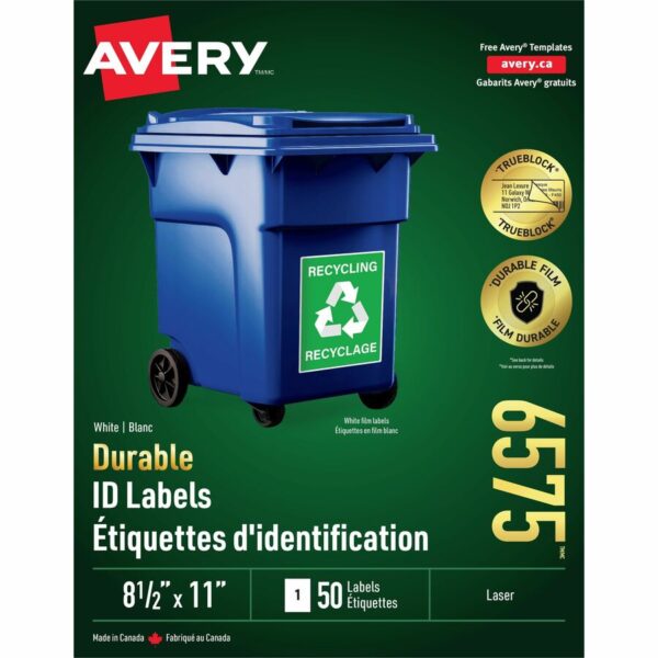 Avery TrueBlock ID Label