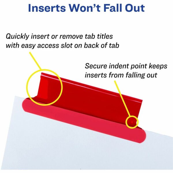 Avery® Big Tab Extra-Wide Insertable Dividers - Image 2