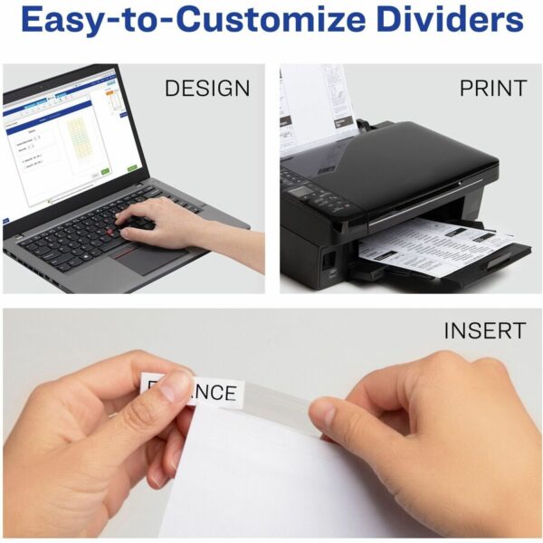 Avery® Big Tab Extra-Wide Insertable Dividers - Image 2