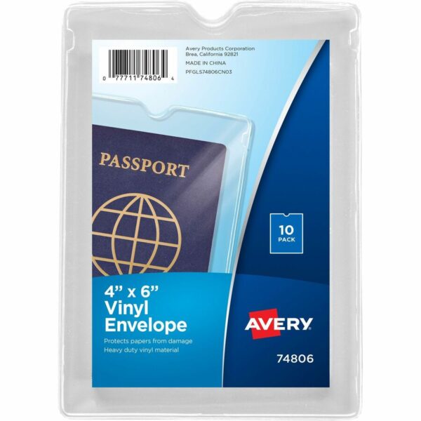 Avery Vinyl File Pocket