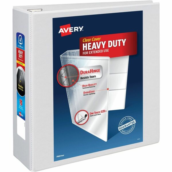 Avery Heavy-Duty View Binders with One Touch EZD Rings