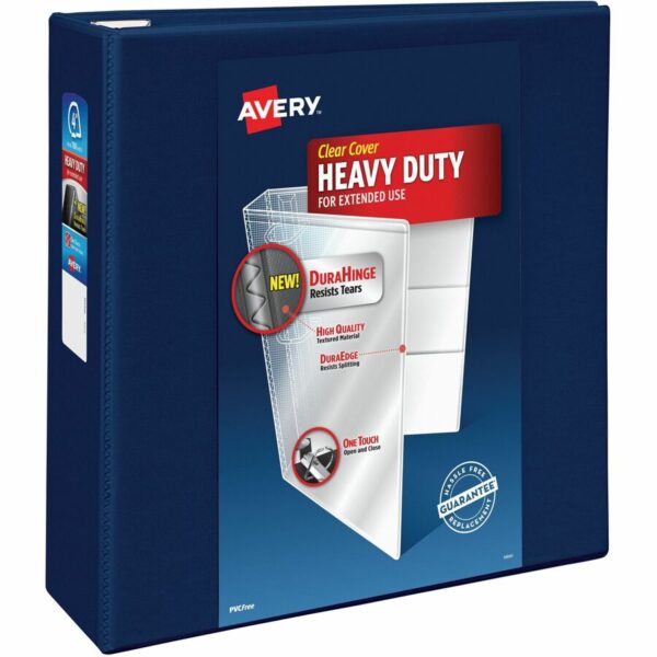 Avery Heavy-Duty View Binders with One Touch EZD Rings