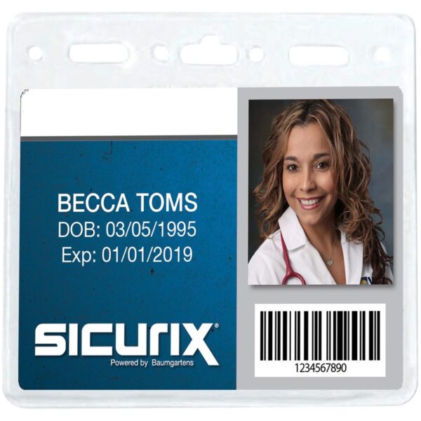 SICURIX ID Badge Holder - Horizontal