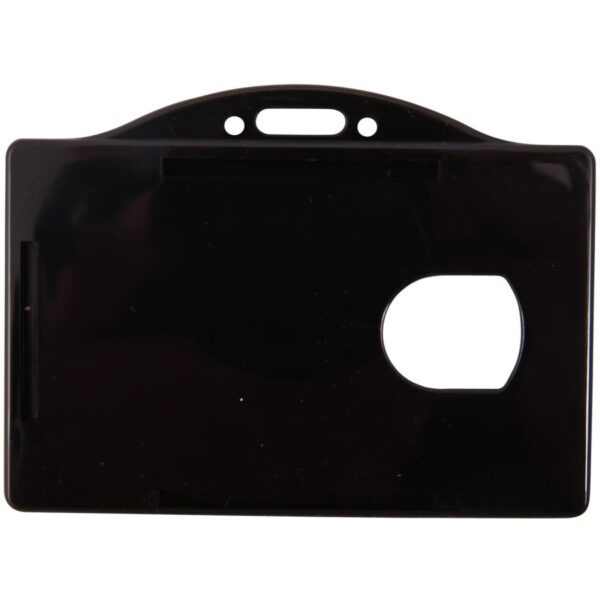 SICURIX Horizontal Black Frame ID Card Holder - Image 2