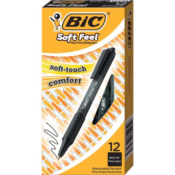 BIC SoftFeel Retractable Ball Pens - Image 2