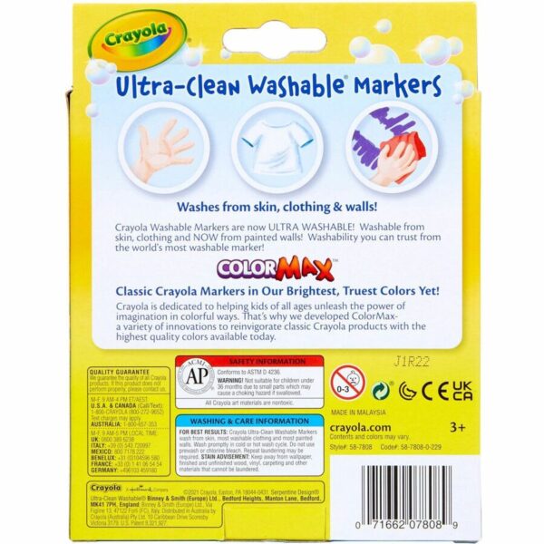 Crayola Classic Washable Marker Set - Image 4