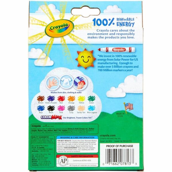 Crayola Thinline Washable Markers - Image 3