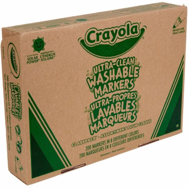 Crayola 8-Color Ultra-Clean Washable Marker Classpack - Image 3