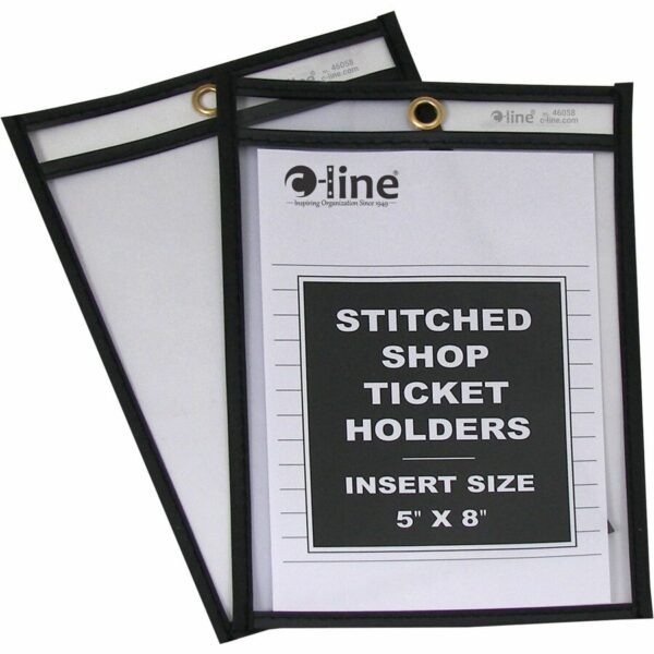 C-Line Stitched Vinyl Shop Ticket Holders