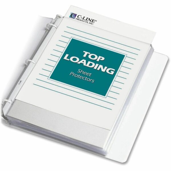 C-Line Poly Top-loading Sheet Protectors