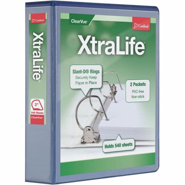 Cardinal Xtralife ClearVue Locking Slant-D Binders