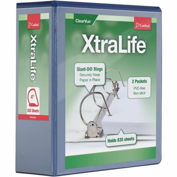 Cardinal Xtralife ClearVue Locking Slant-D Binders