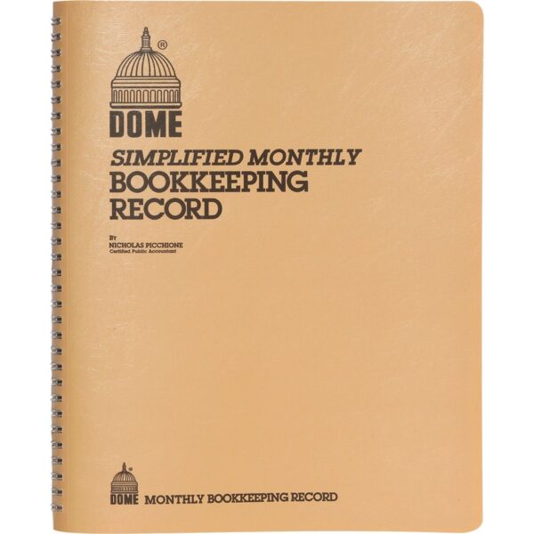 Dome Bookkeeping Record Book