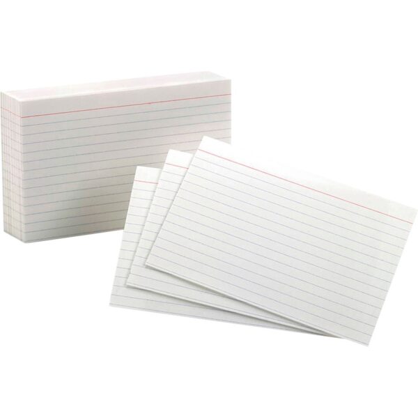 Oxford Top Quality Ruled Index Cards