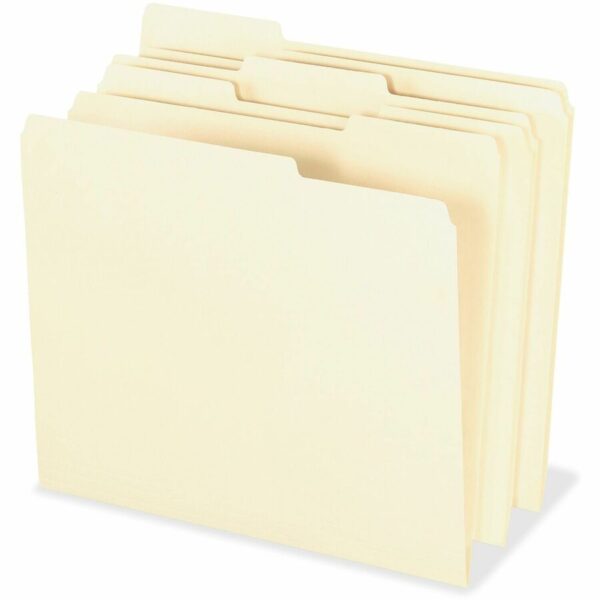 Pendaflex 1/3 Tab Cut Letter Recycled Top Tab File Folder - Image 2