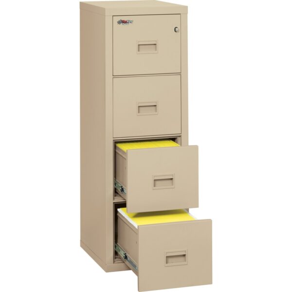 FireKing Insulated Turtle File Cabinet - 4-Drawer - Image 2