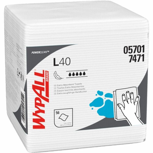 Wypall PowerClean L40 Extra Absorbent Towels