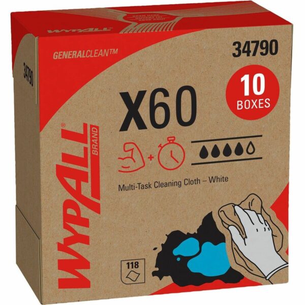 Wypall GeneralClean X60 Multi-Task Cleaning Cloths - Pop-Up Box - Image 4